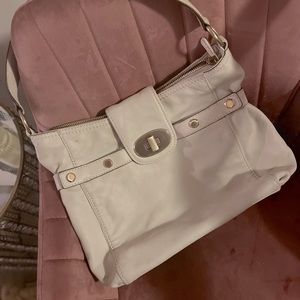 Cream MK purse
